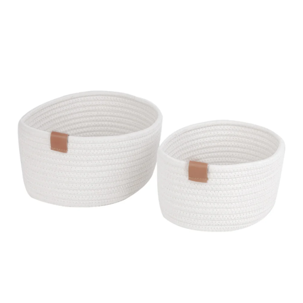 Sensea Set Of 2 Baskets Magda Cream 5 ,