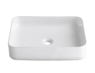 Sensea Studio Ceramic Rectangular Basin 50X36X12 White Shiny Sensea