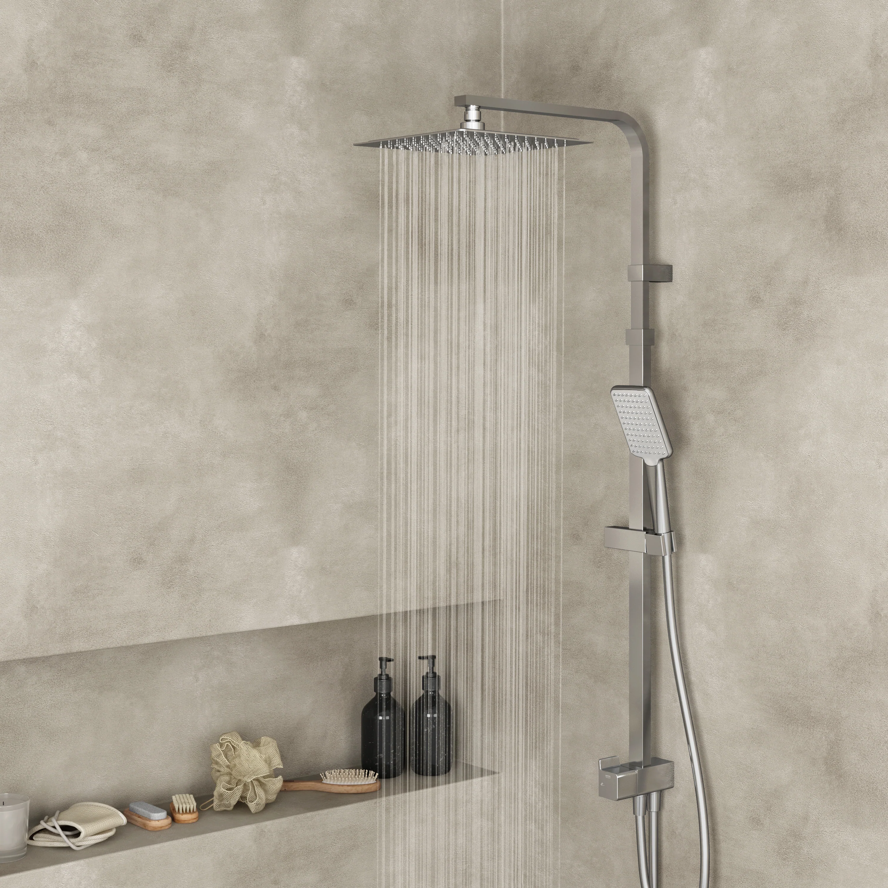 Sensea Studio Full System Acs Chrome W/O Faucet ,