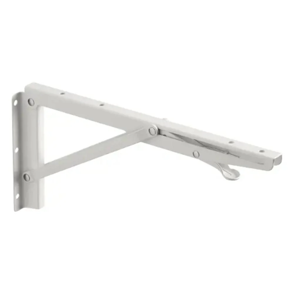 Faldi 26.7 x 11cm Foldable Shelf Bracket - White