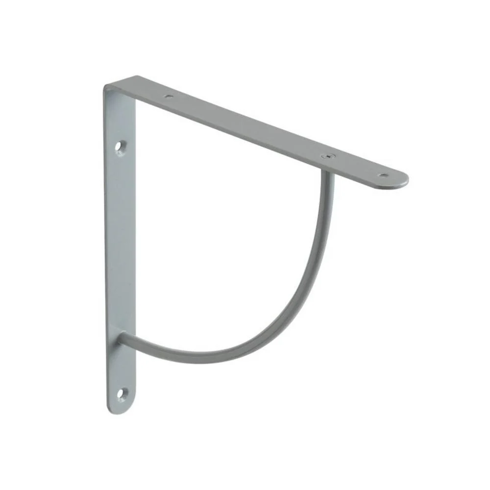 Dolmen 23 x 23cm Shelf Bracket 40kg - Grey
