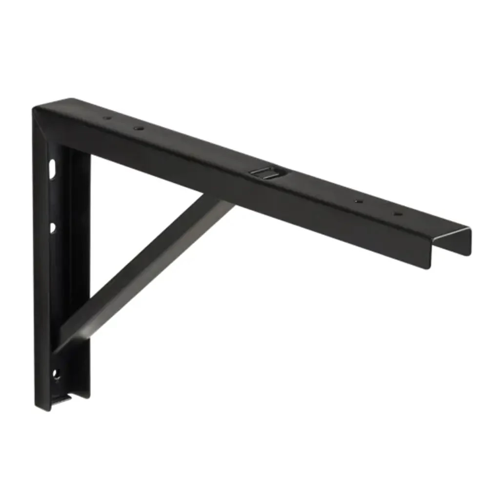 Forta 18 x 30cm Shelf Bracket 60kg - Black