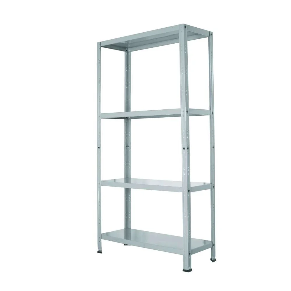 Metal Shelf 75x30x145Cm  Grey
