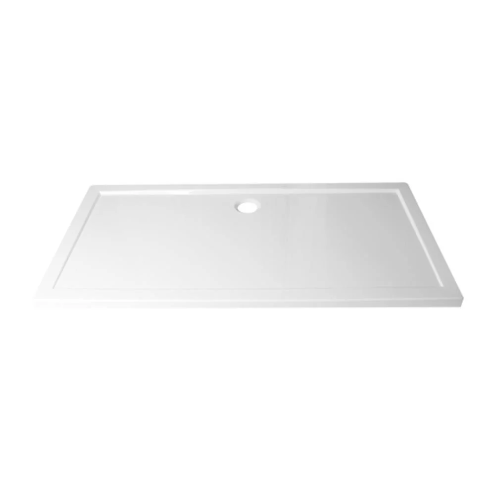 Shower Trays Essential Acrilyc Rectangulaar 70x140 White  Glossy