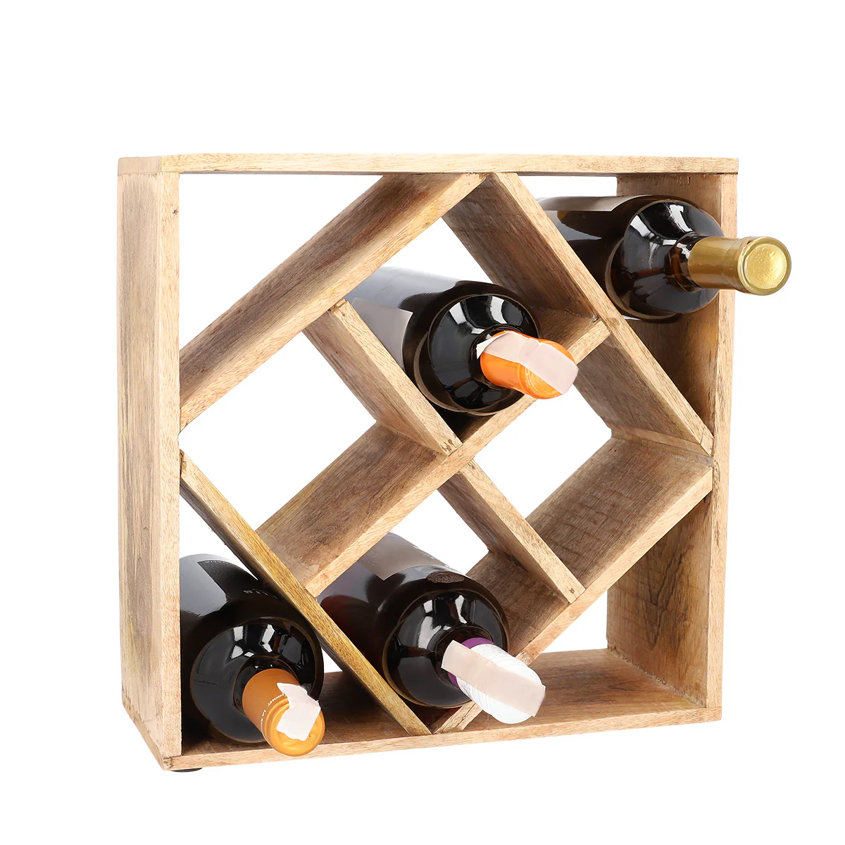 Homla Sjal Mango Wine Rack Natural 33X33 Cm - Image 8