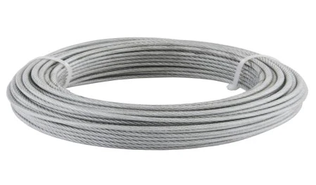 Standers Plastic Sheated Zinc Plated Steel Cable Dia2.9mm/ 4mm - 25m Roll