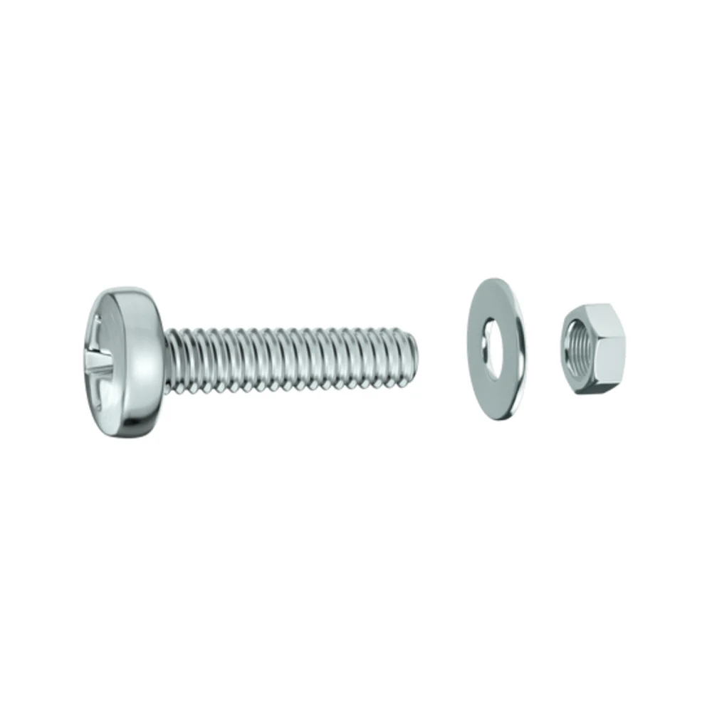 Standers Screw, Nut And 1Washer Cylind Ph Steel 8.8 Wzp+Cr3 5X80 6P