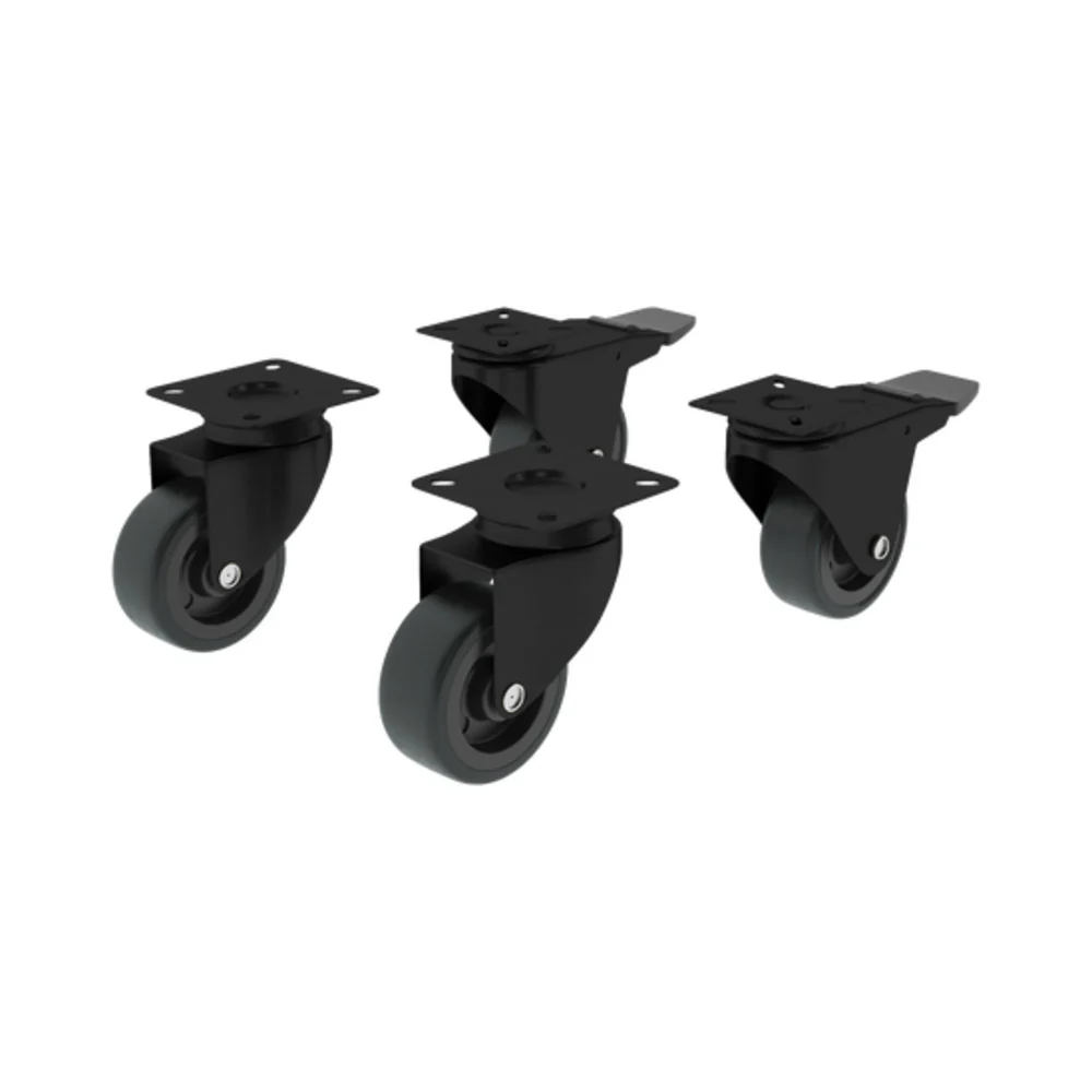 Standers Caster Wheel Set of 4 Pieces (2 with Brakes) 5cm 40kg