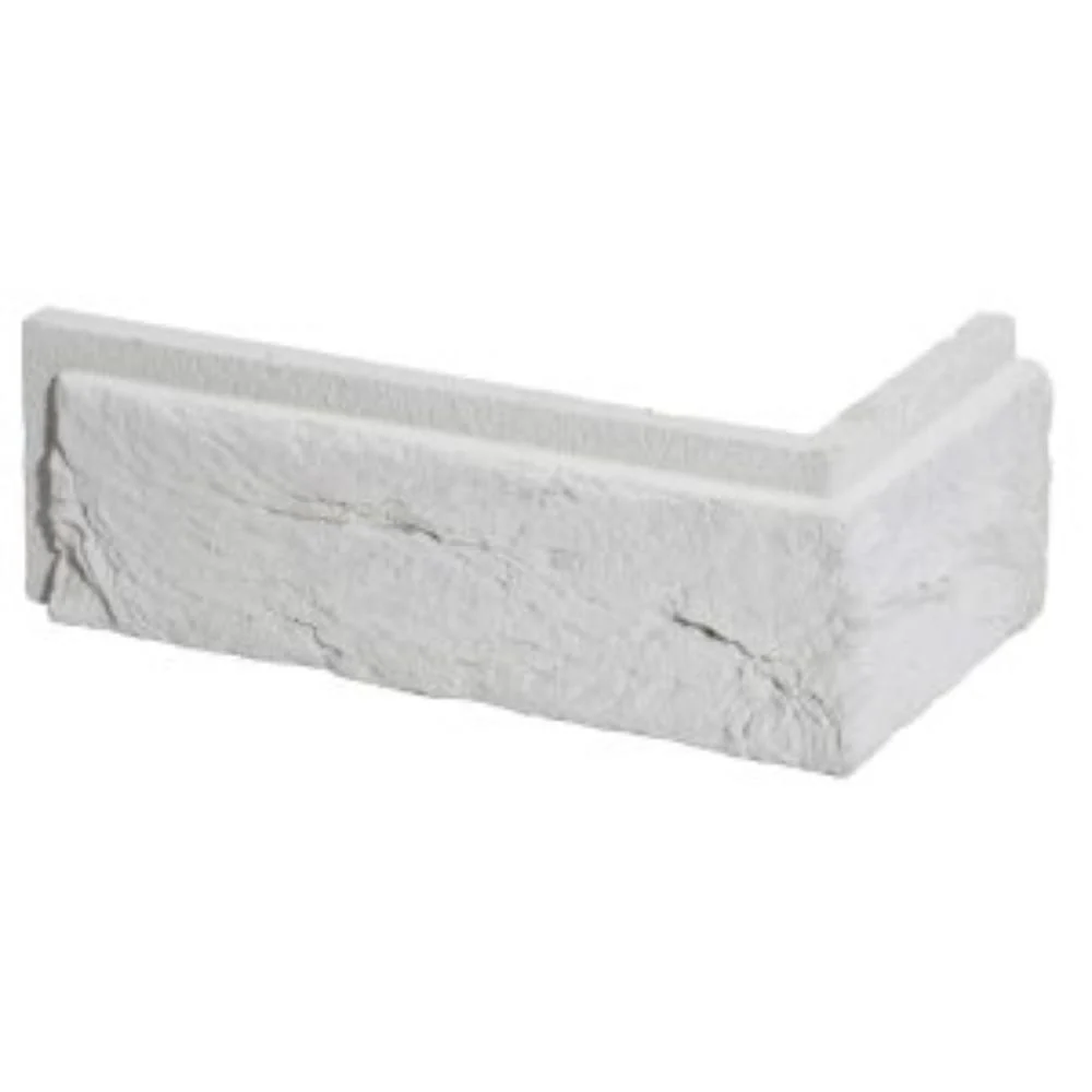 Stegu Boston 2 White  Corner Brick Slip With Joint  - 0.25m2 (12pcs) - Outdoor/Indoor Use
