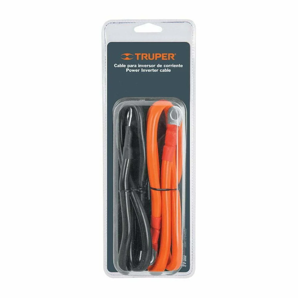 Truper 1000 & 1500 W Cable For Power Inverters.