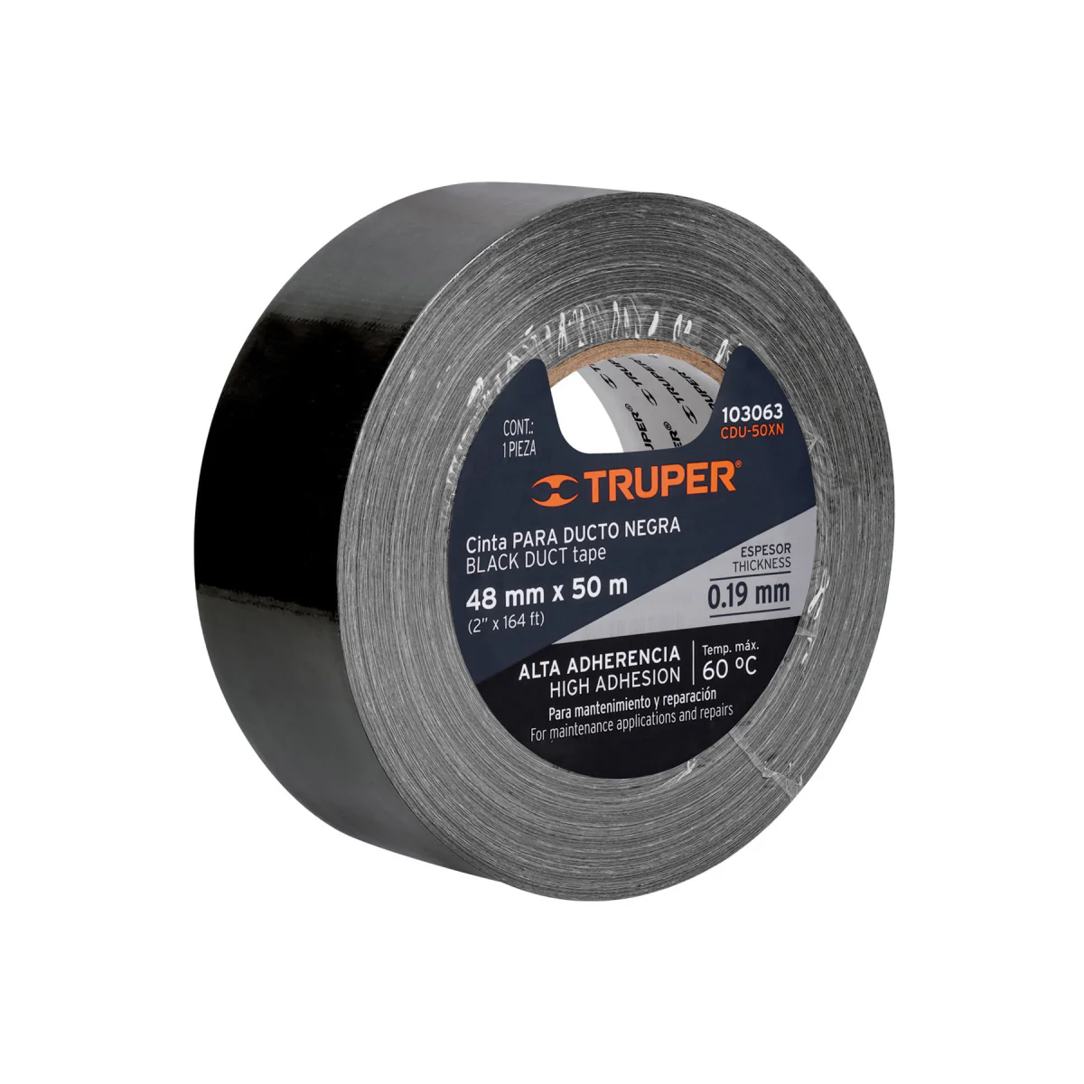 Truper Duct Tape 50m - Black