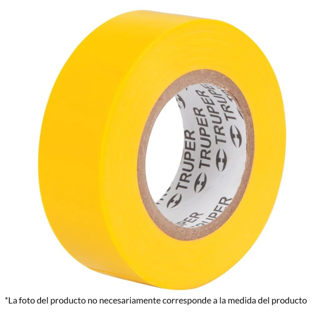 Truper Electrical Tape 1.9cm x 18m - Yellow