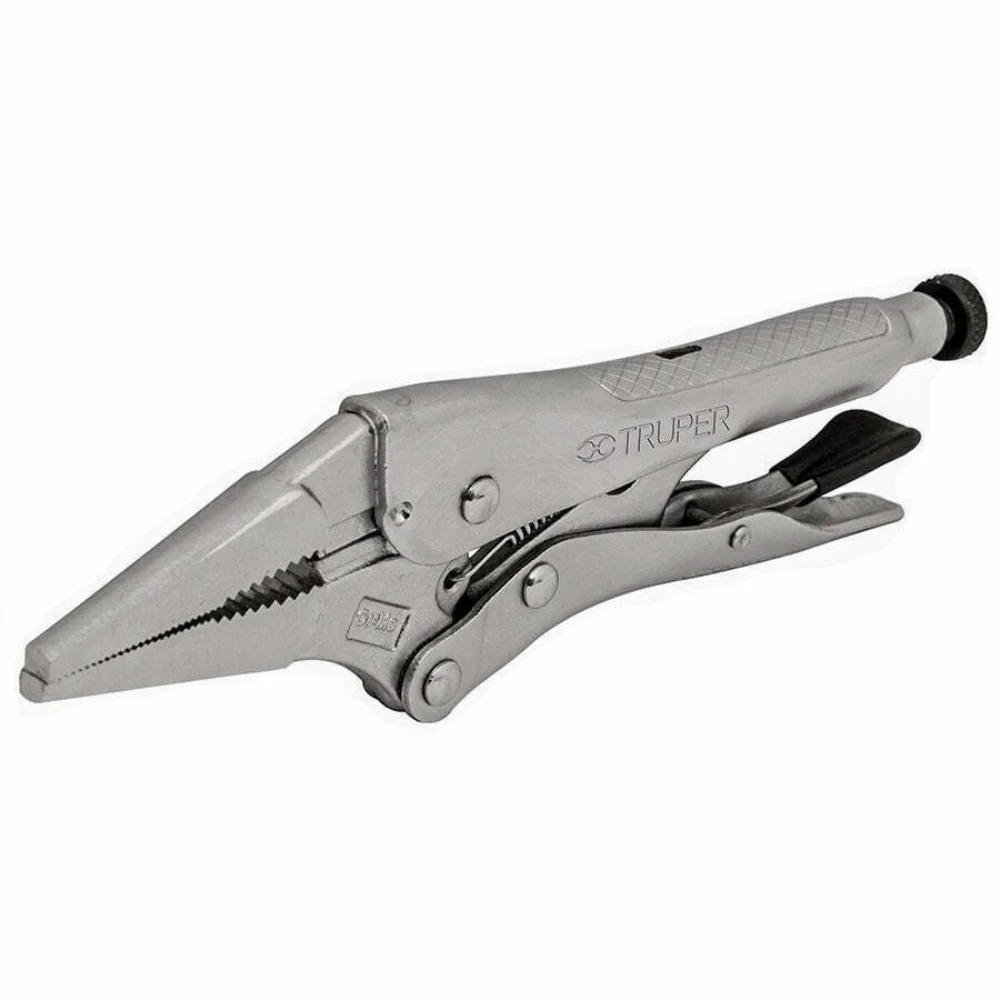 Truper Plier Long Nose Lock 4 Inches.