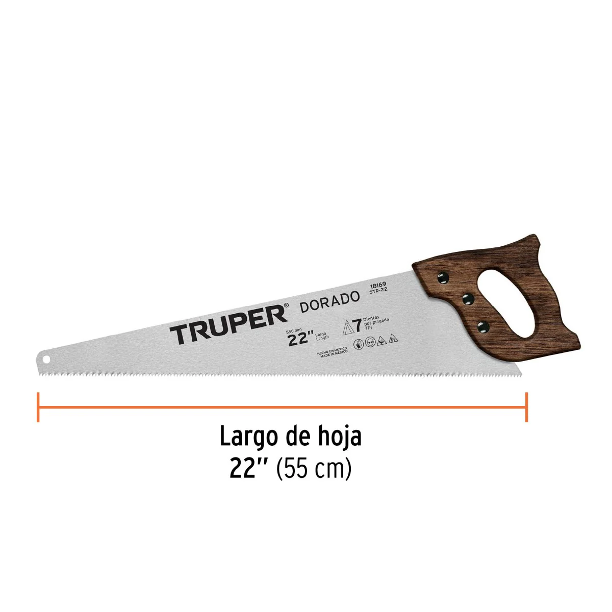 Truper  Saw Hand Do 22 Inches.