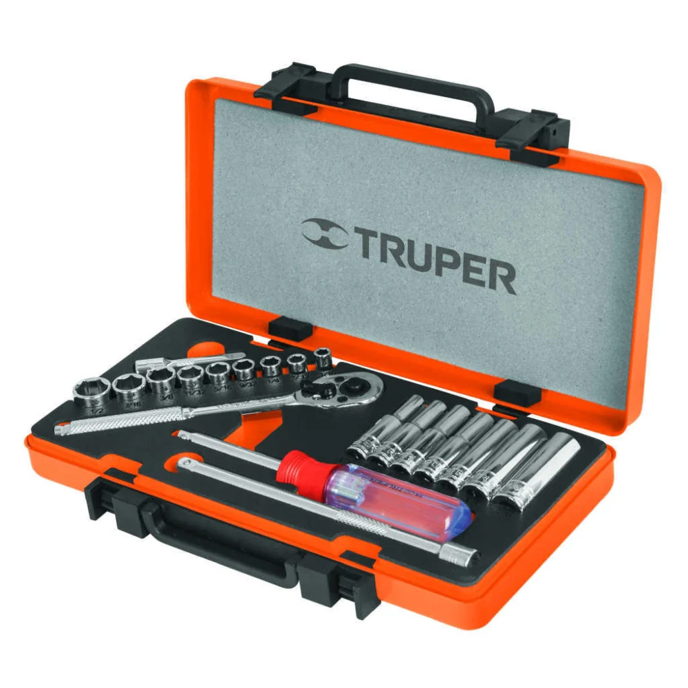 Truper Sckt 1/4 Inches Setx21 .
