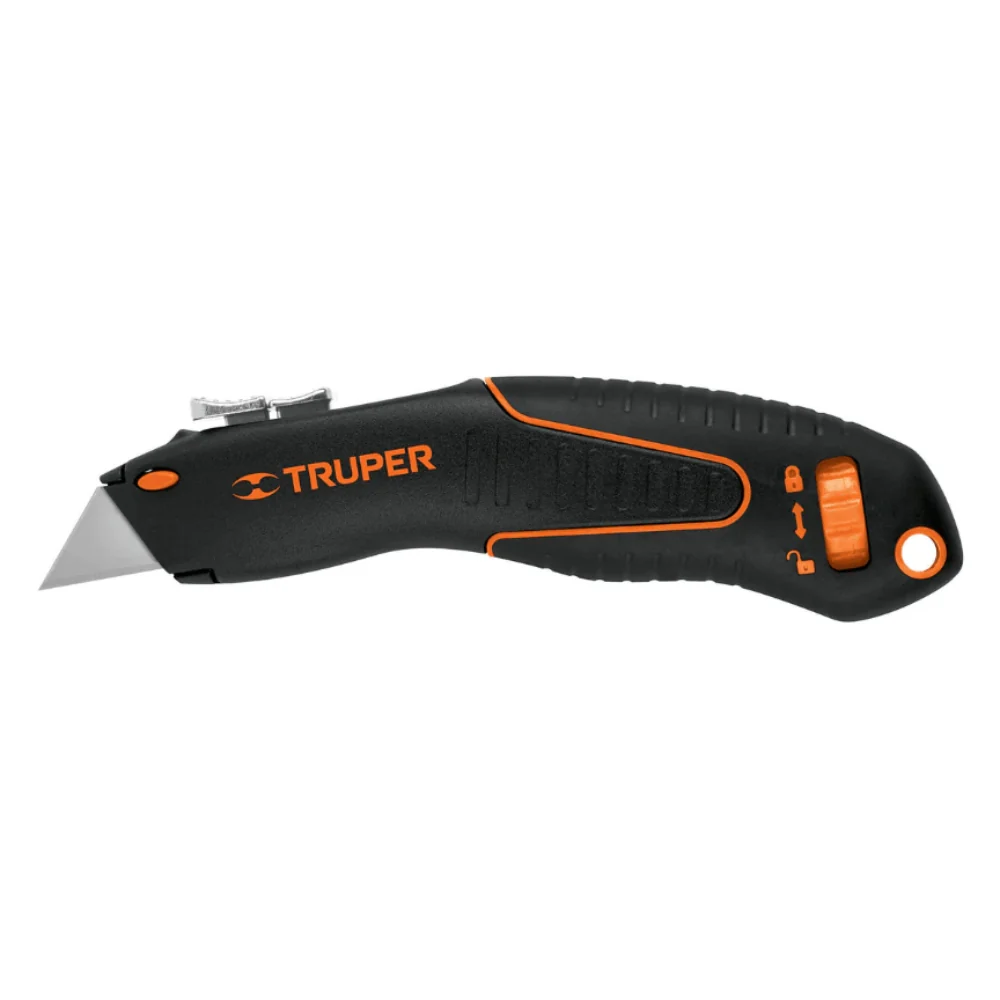 Truper Self - Retracting Knife 15Cm.