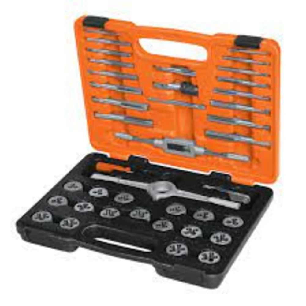 Truper Tap And Die Set Of 40 Pieces.