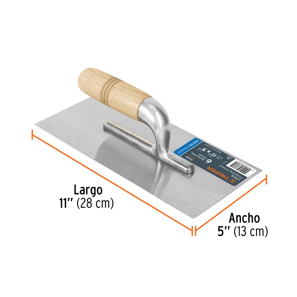 Truper Trowel Wd Fnsh-6L