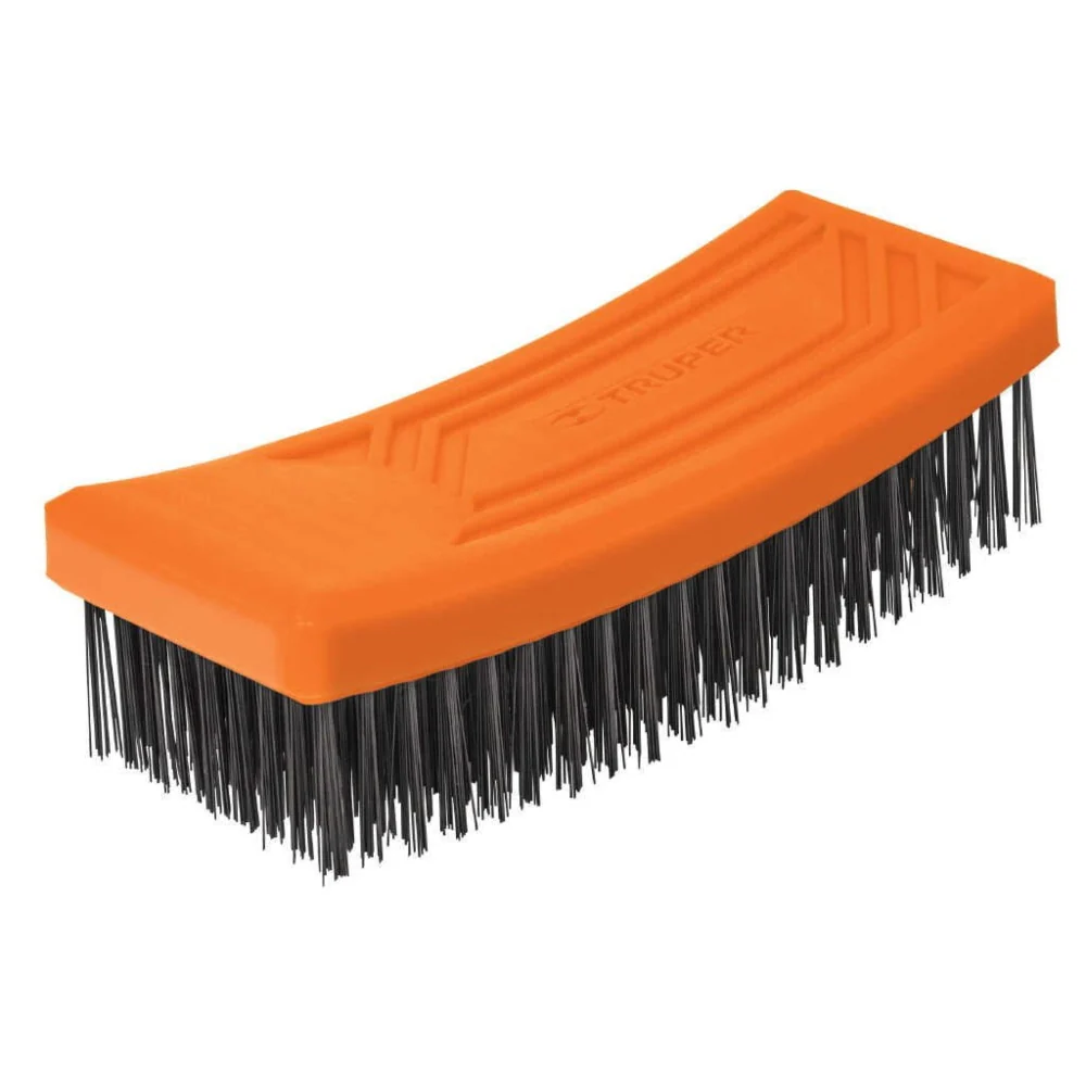 Truper Wire Brush Blk Bend 7 Inches .