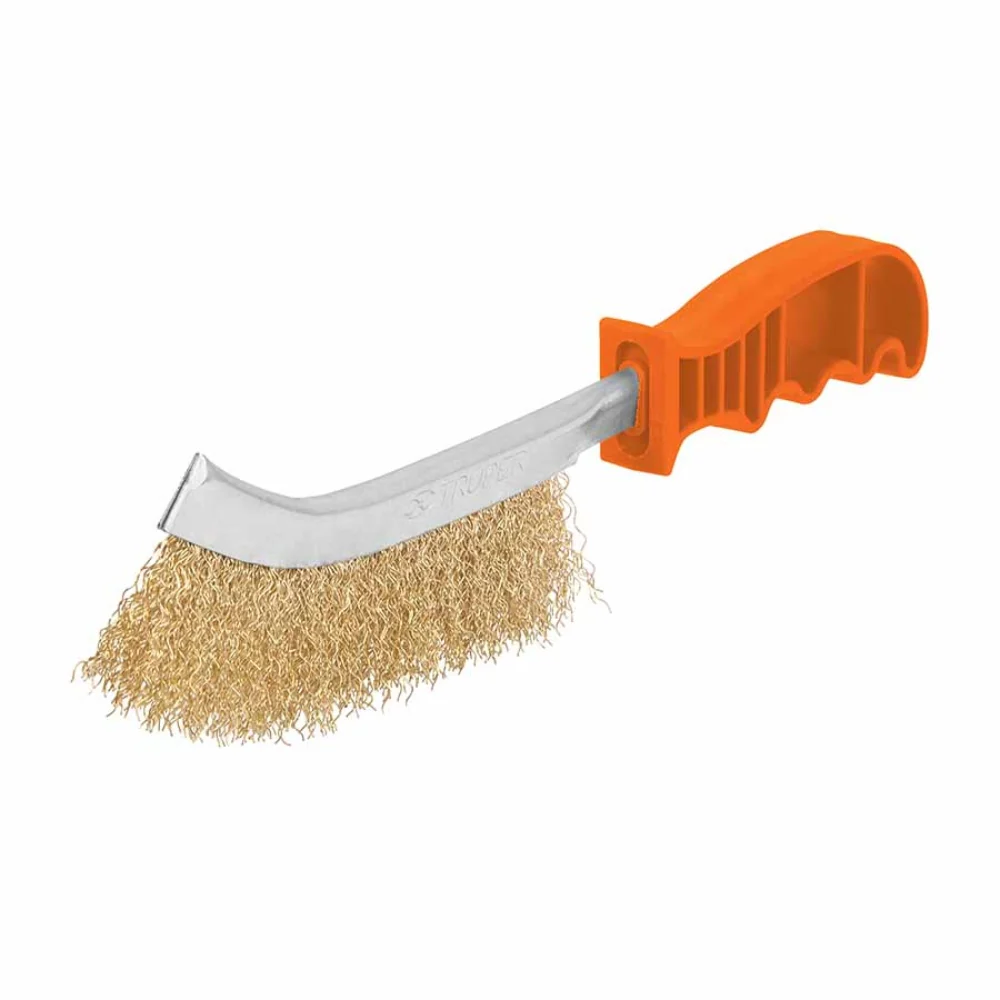 Truper Wire Brush Brass .