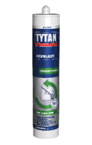 Tytan Professional Acrylic Paintable Silicone - White