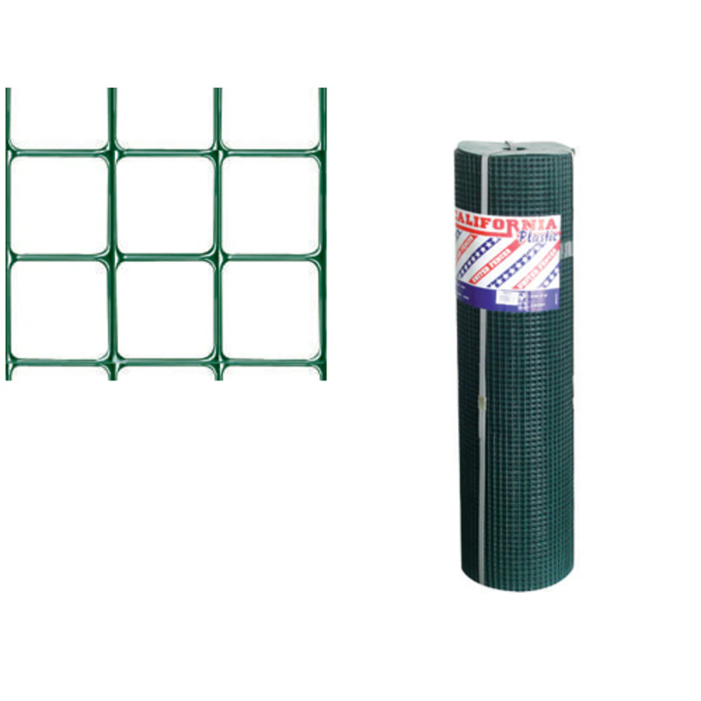 United Fences Calfornia Plastic Net (12x12) 100cm x 10m - Green