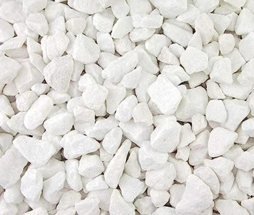 White Carrara Marble Chips 18/22mm 25kg Bag