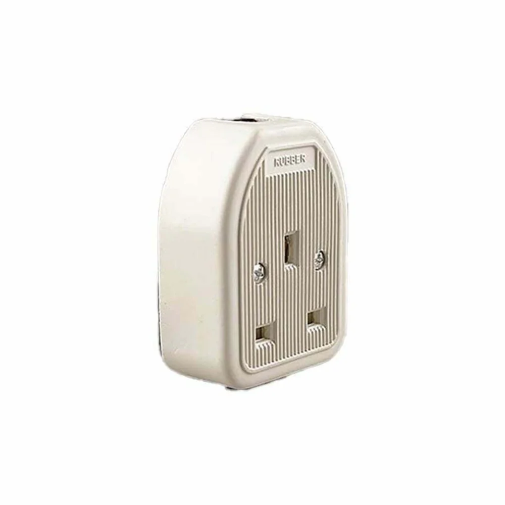 WK Rubber 13A Unfused Single Socket