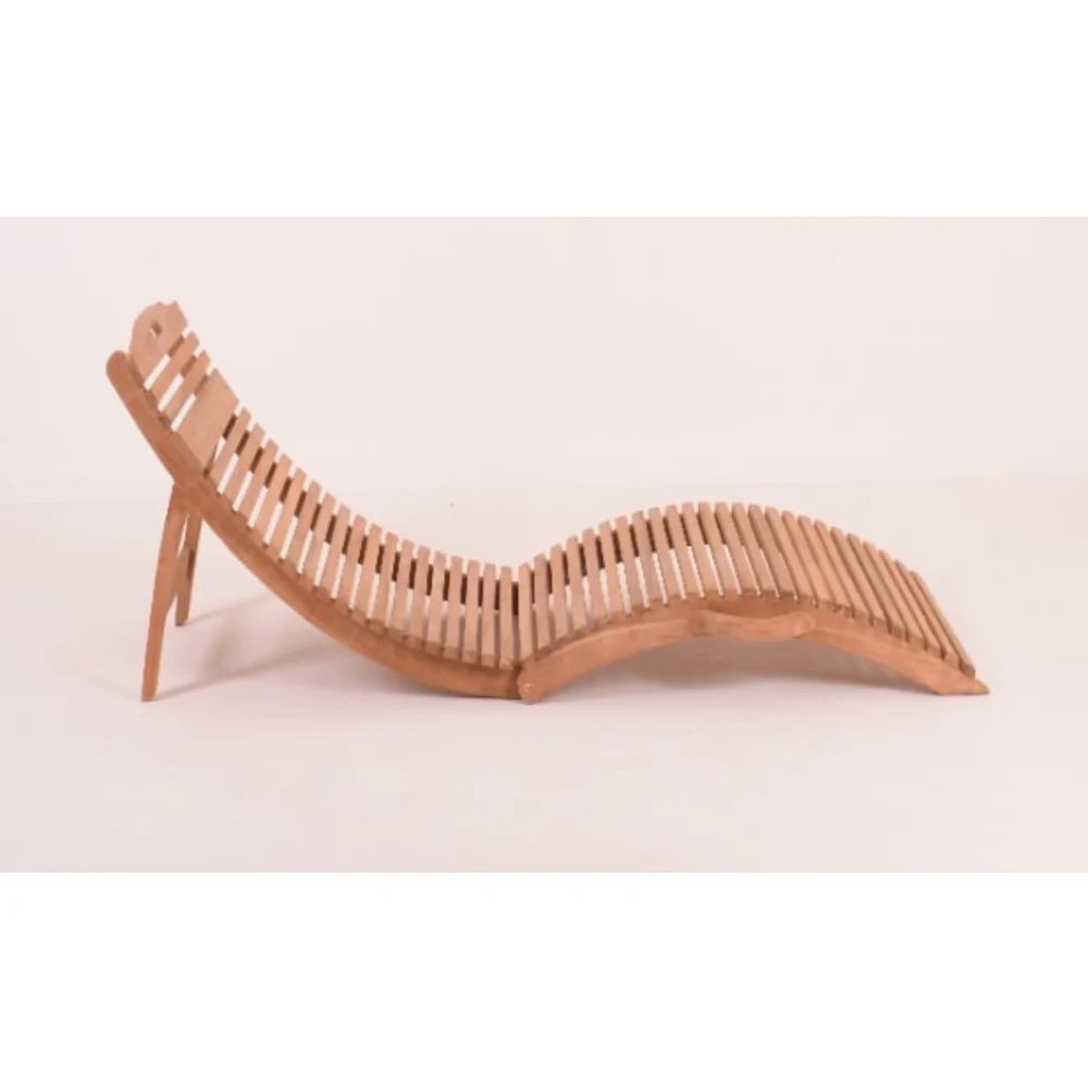 Wooden S-FoldableÃ‚Â Lounger,
